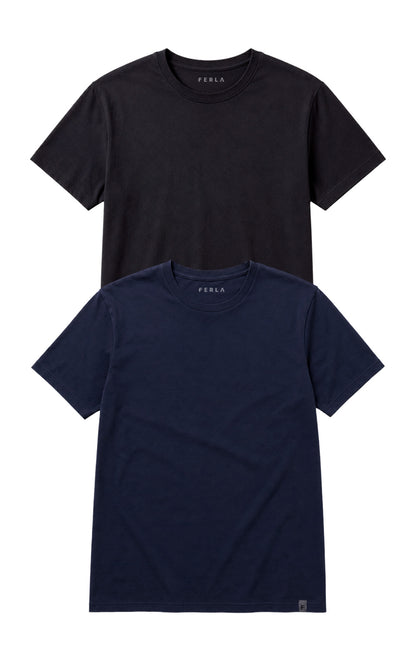 Kit - 2 Camisetas Cotton Pima