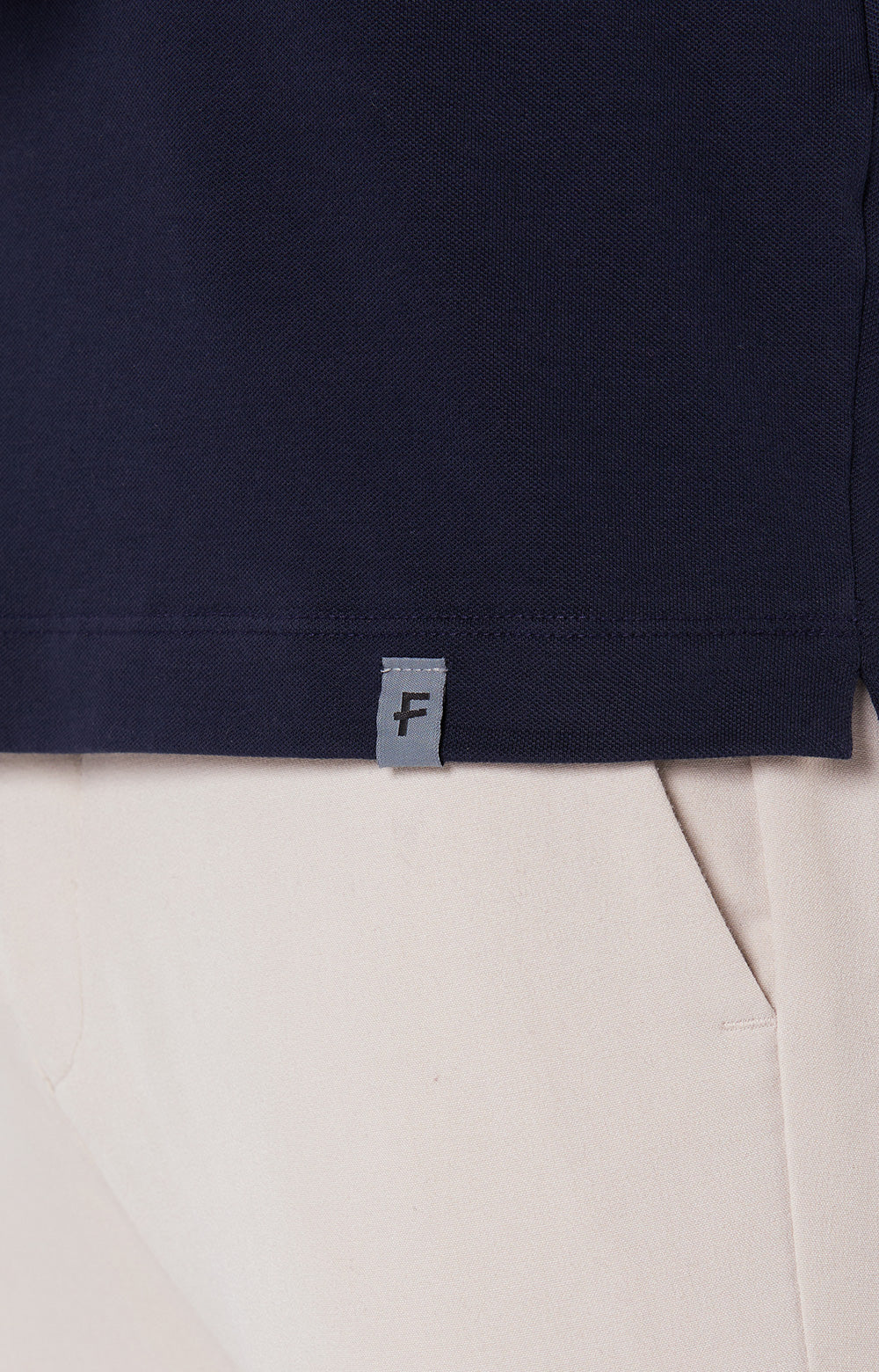 Camisa Polo Regular Fit Algodão Pima - Azul Marinho