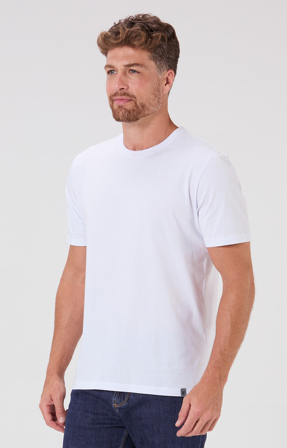 Camiseta Básica Algodão - Branca