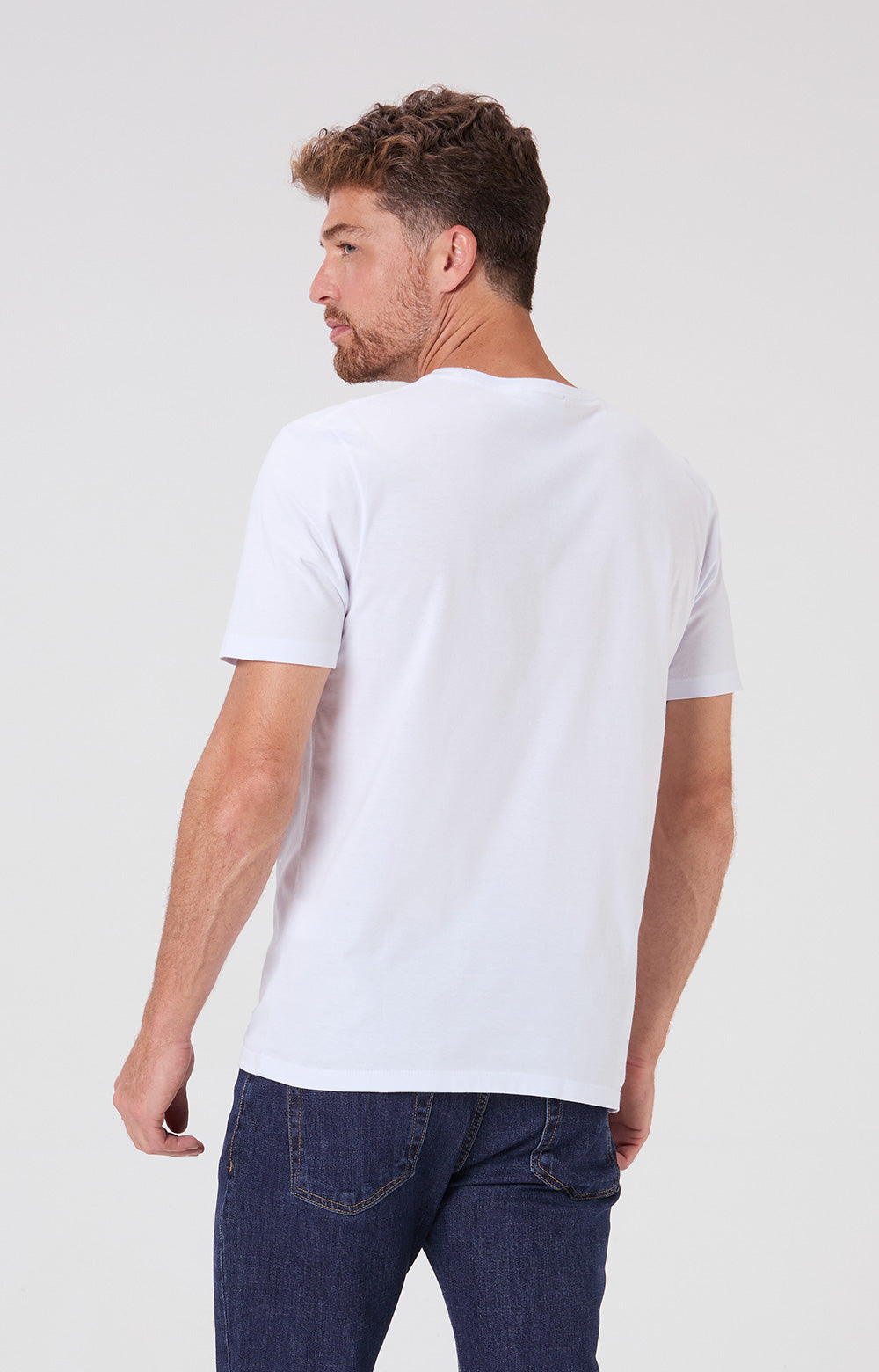 Camiseta Básica Algodão - Branca