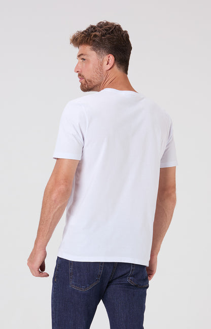 Camiseta Básica Algodão - Branca