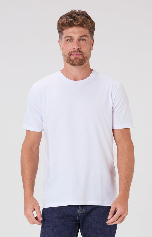 Camiseta Básica Algodão - Branca