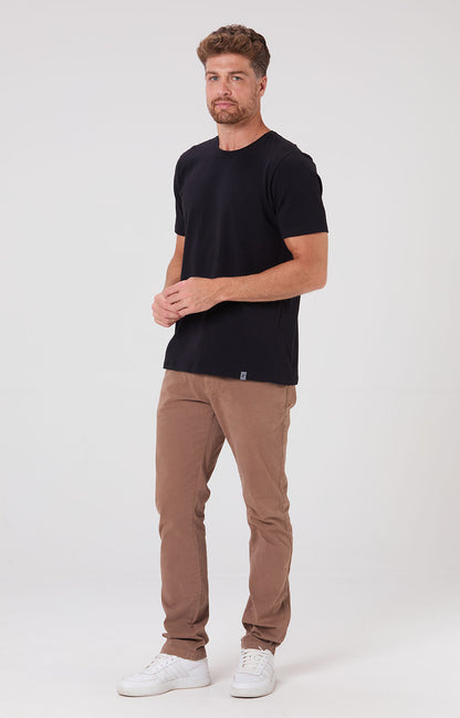 Camiseta Slim Cotton Light Elastano - Preta