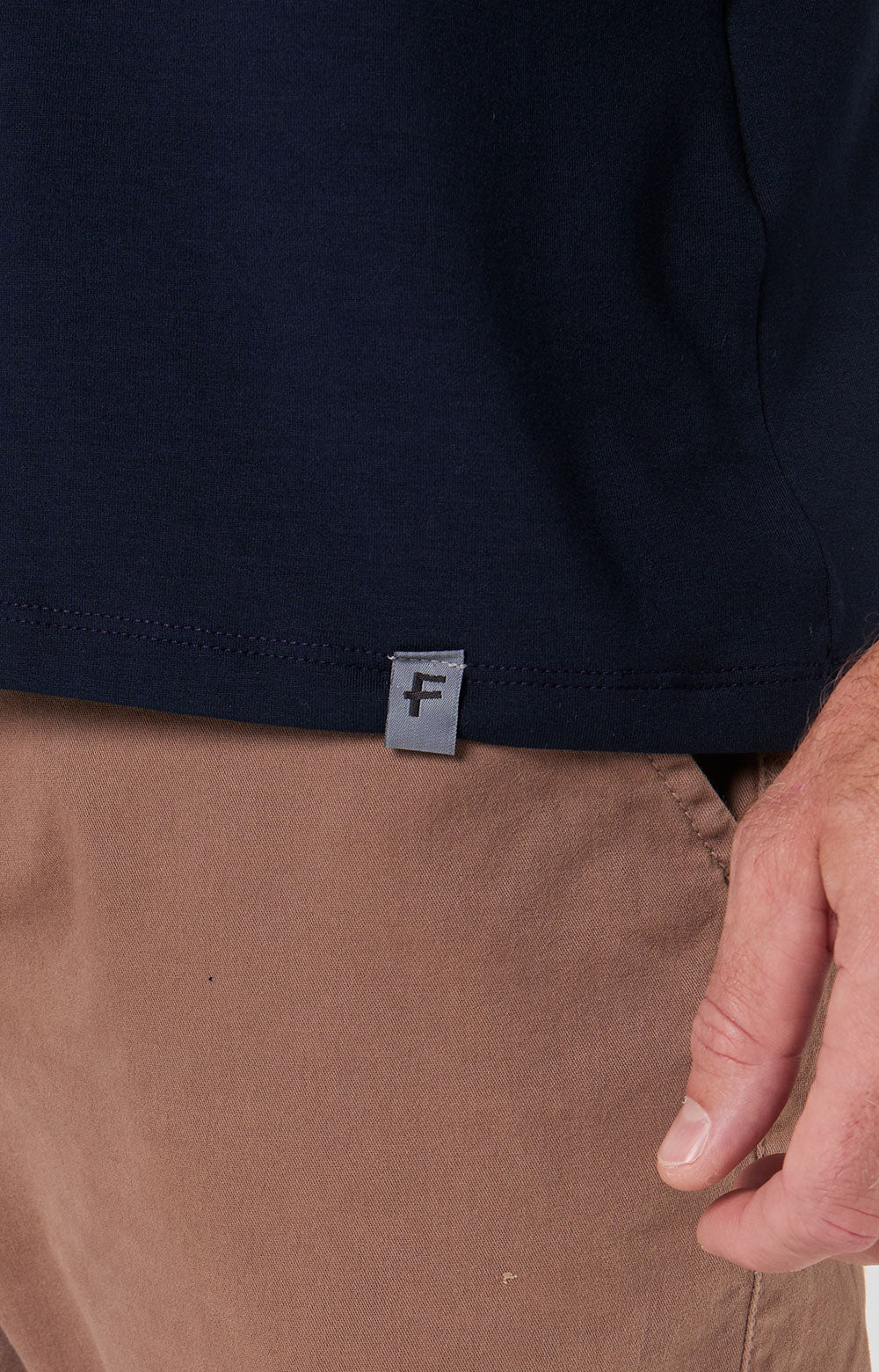 Camiseta Slim Modal Tech - Azul Marinho