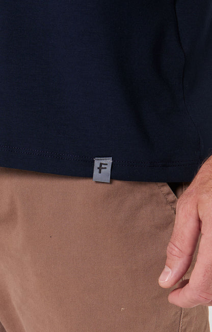 Camiseta Slim Modal Tech - Azul Marinho