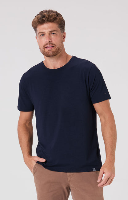 Camiseta Slim Modal Tech - Azul Marinho