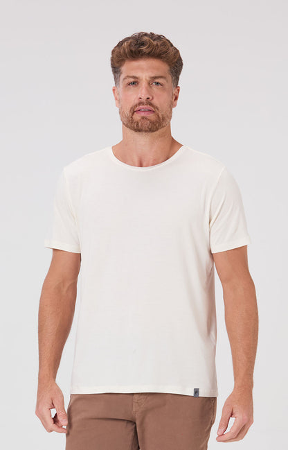 Camiseta Slim Modal Tech - Off-white