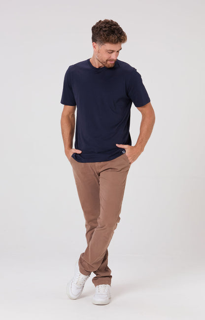 Camiseta Basic Cotton Pima -  Azul Marinho
