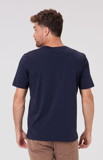 Camiseta Basic Cotton Pima -  Azul Marinho