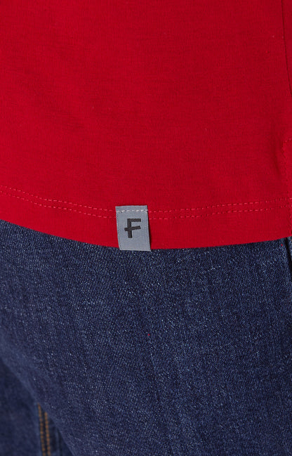 Camisa Polo Algodão - Vermelha