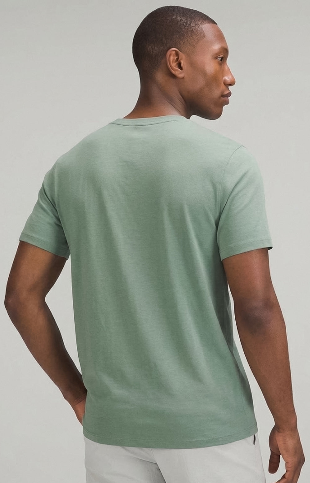 Camiseta Algodão - Verde Sálvia